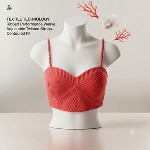 Rule of Etiquette Textured Bralette